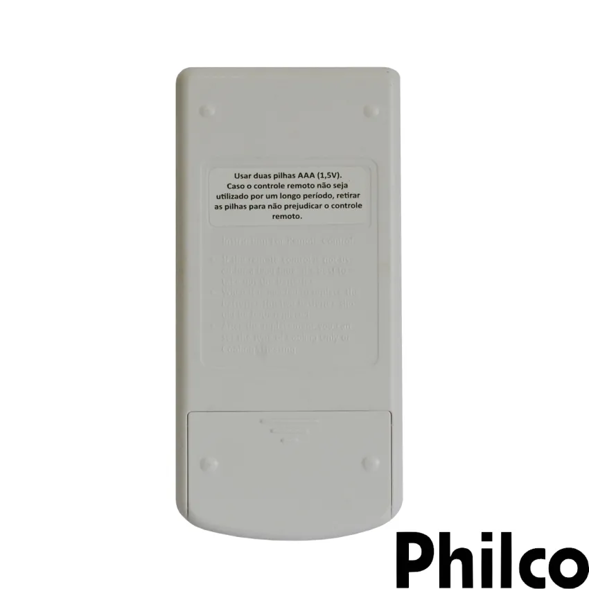 CONTROLE REMOTO AR CONDICIONADO PHILCO CRA01 PH7000F PH9000F PH12000F PH18000F PH24000F PH12000QFM | ORIGINAL
