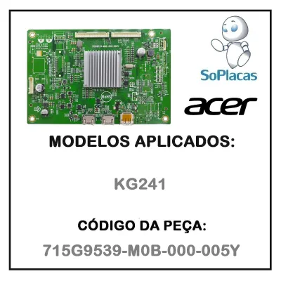 PLACA PRINCIPAL MONITOR ACER KG241 715G9539-M0B-000-005Y | ORIGINAL