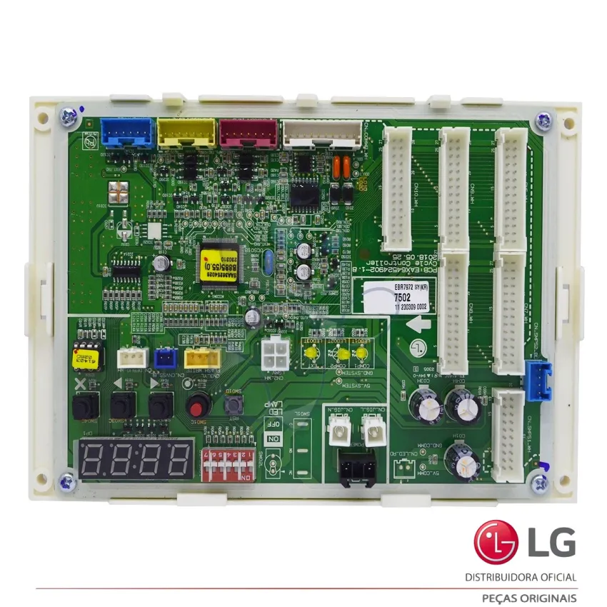 PLACA PRINCIPAL / POTÊNCIA COM DISPLAY CONDENSADORA LG AR CONDICIONADO ARUN100BLS4 EBR79727502 EAX64524902 | ORIGINAL