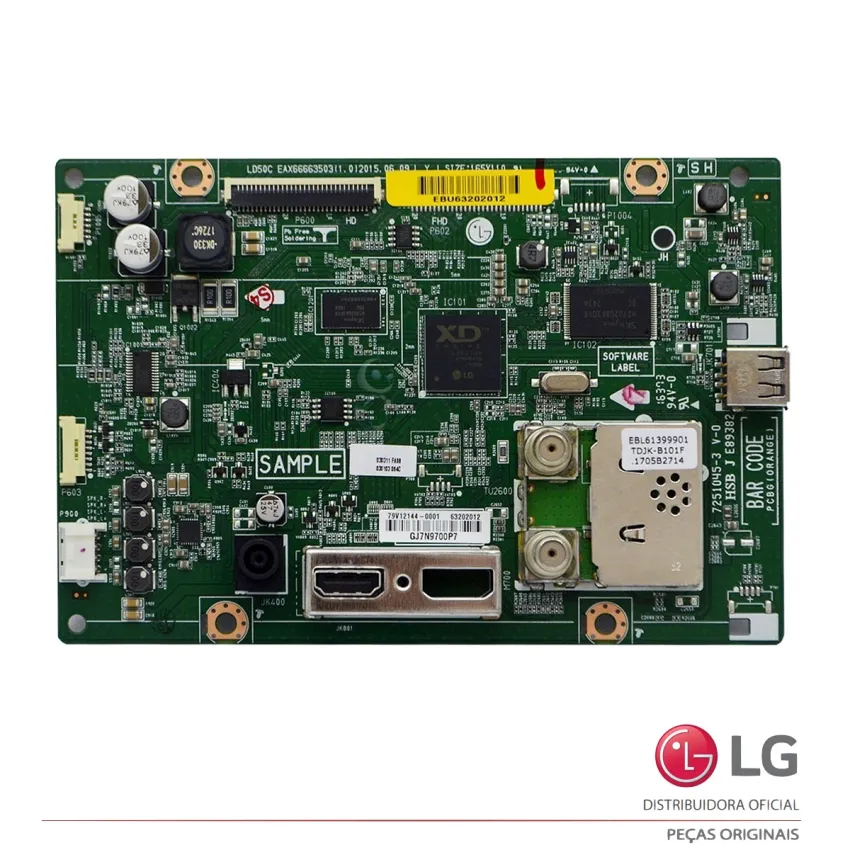 PLACA PRINCIPAL LG 28LF710B-PS 28MT47D-PST EBU63202012 EBU63202011 EAX66663503 | ORIGINAL