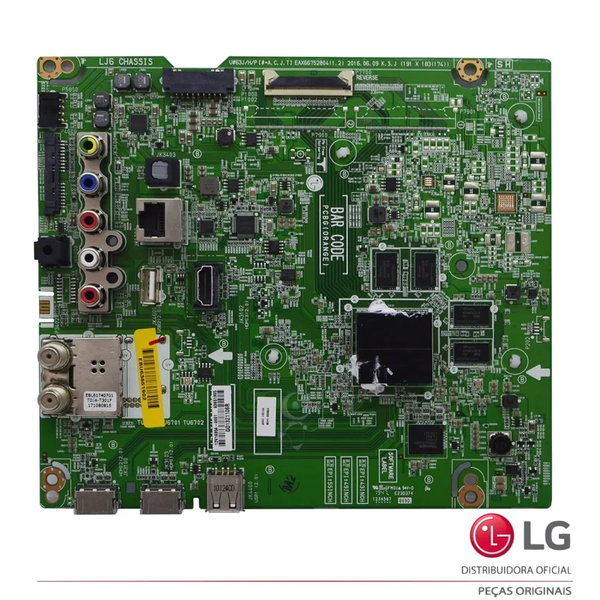 PLACA PRINCIPAL LG 58UH6300 58UH6300-SA EBU63651902 EBU63594605 EAX66752804