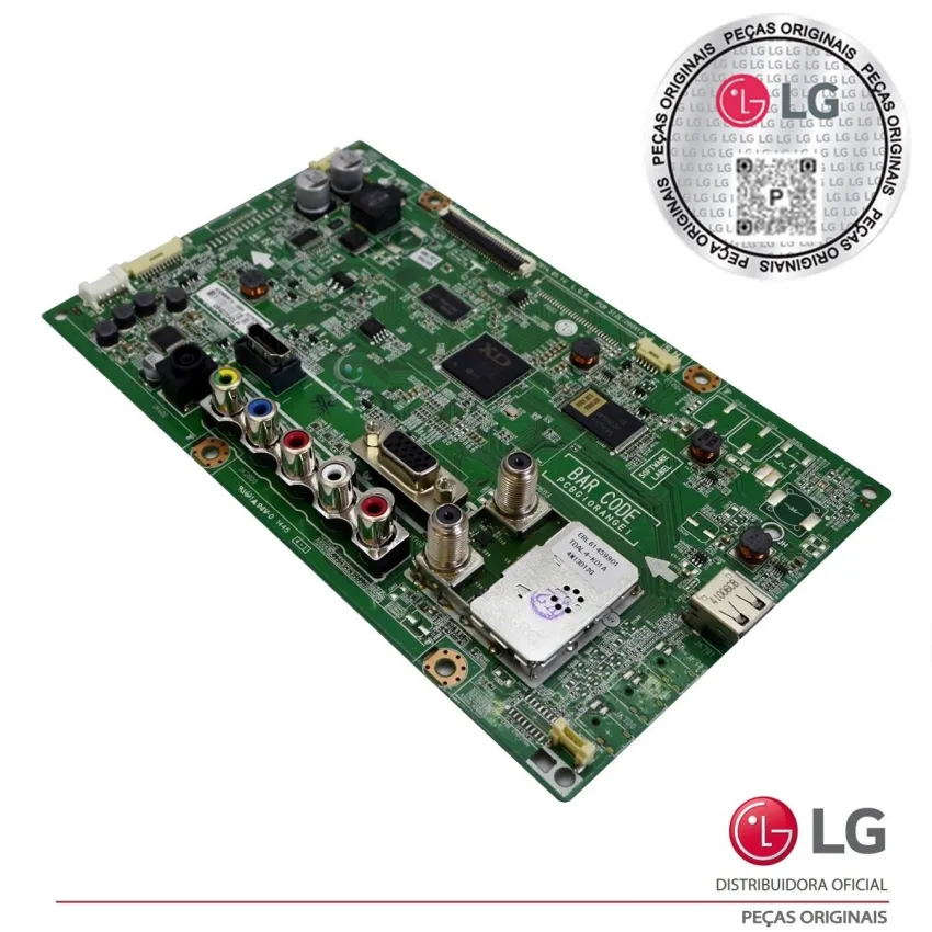 PLACA PRINCIPAL LG 24MN33N 24MN33N-PC 24MN33N-PCQ EBU62543012 EBU62543004 EAX65533105 | VERIFICAR FINAL DO MODELO