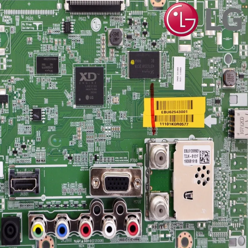 PLACA PRINCIPAL LG 22MT45D 22MT45D-PS 22MT45D-WS EBU62543001 EBU62543006 EBU62543007 EBU62543023 EAX65553104 | ORIGINAL