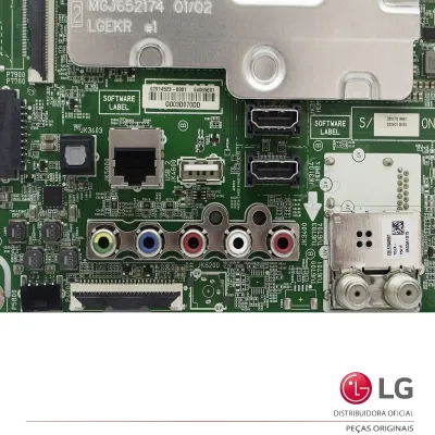 PLACA PRINCIPAL LG 55UJ6545-SE.AWZTLSZ  55UJ6585-SD.AWZTLSZ  EBU64085801 EAX67476203 | ATENÇÃO AO SUFIXO