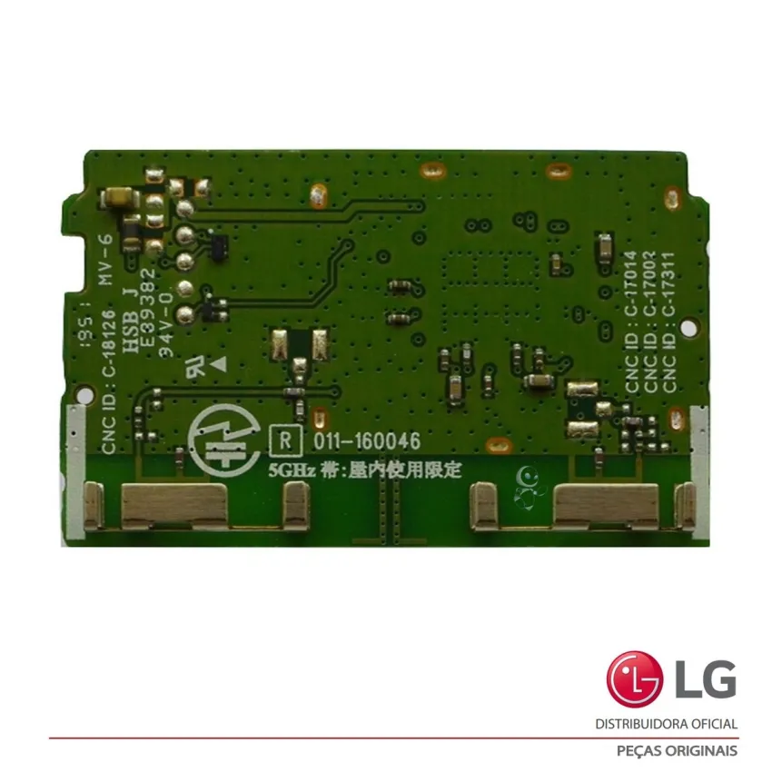 PLACA WIFI LG 24MT49S 24TL520S 24TL520S 28MT49S 32LJ550B 32LJ600B 32LJ601C 32LK610B 32LK611C 32LK615B EAT63435703
