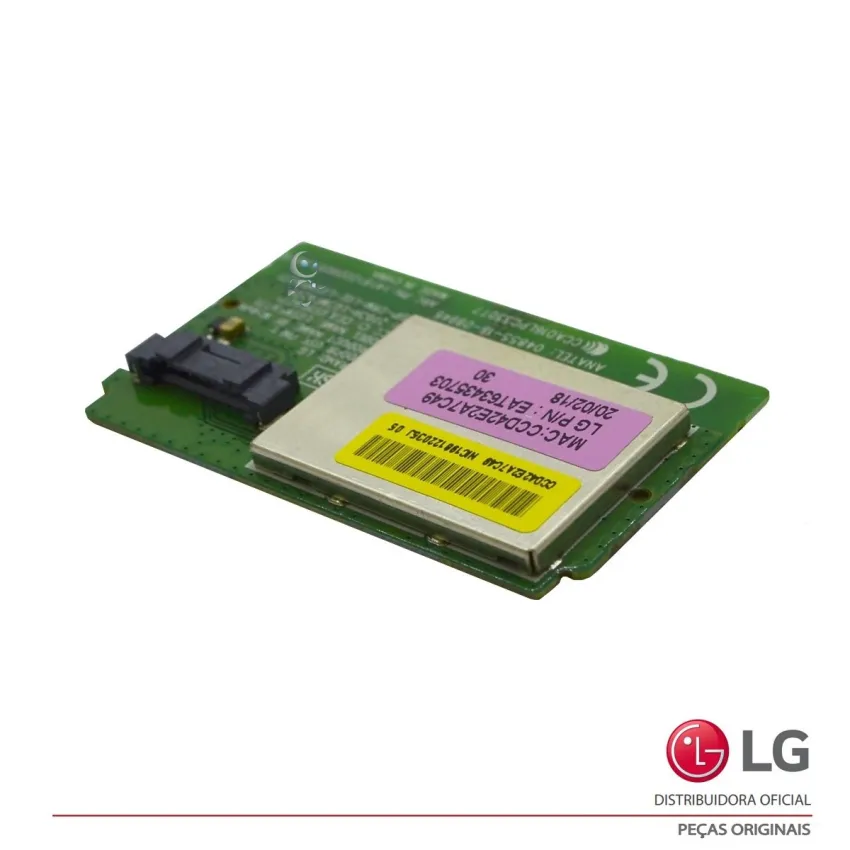 PLACA WIFI LG 24MT49S 24TL520S 24TL520S 28MT49S 32LJ550B 32LJ600B 32LJ601C 32LK610B 32LK611C 32LK615B EAT63435703