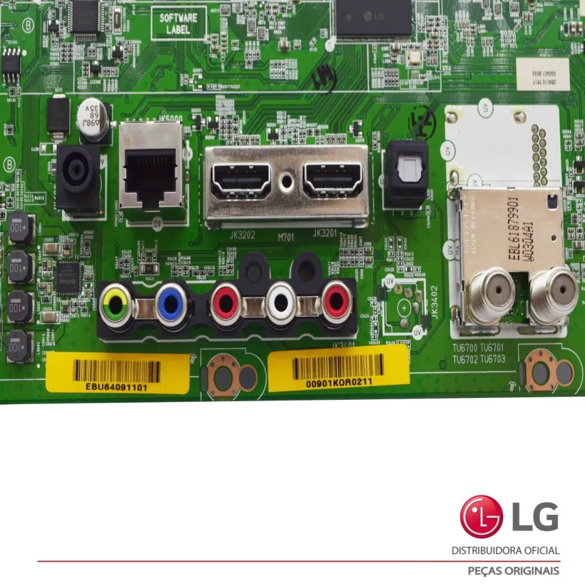 PLACA PRINCIPAL LG 24MT49S-PS EBU64091101 EBU64028303 EAX67285206 NOVA | ORIGINAL