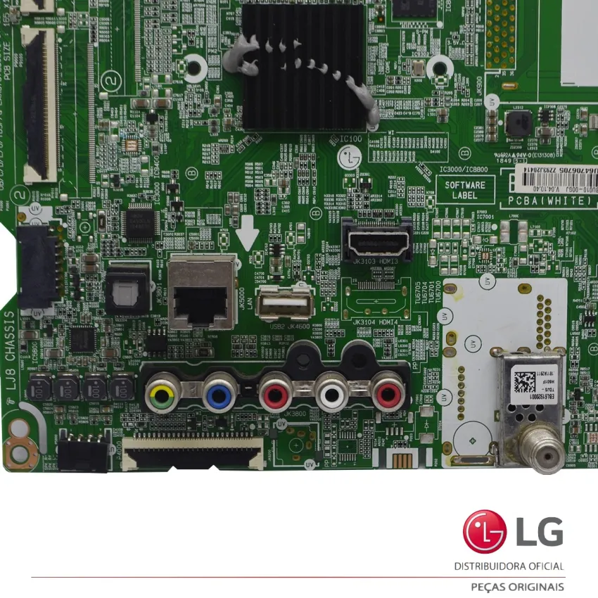 PLACA PRINCIPAL LG 55UK6360PSF-AWZWLJZ EBU64752908 EBU64706705 CRB38071401 EAX67872805 ORIGINAL | ATENÇÃO AS VERSÕES
