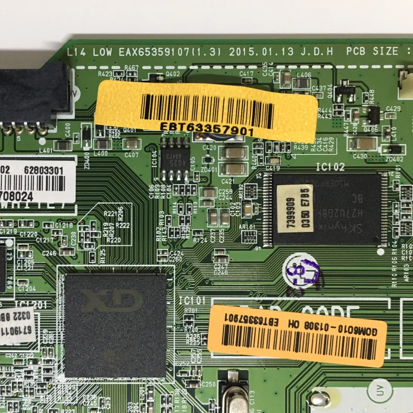 PLACA PRINCIPAL LG 32LN640R EAX65359107 EBT63357901