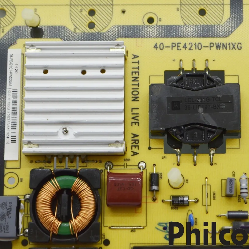 PLACA FONTE PHILCO PH42 LED A | PH46 LED A 40-PE4210-PWN1XG 08-PE421C1-PW200AA | ORIGINAL