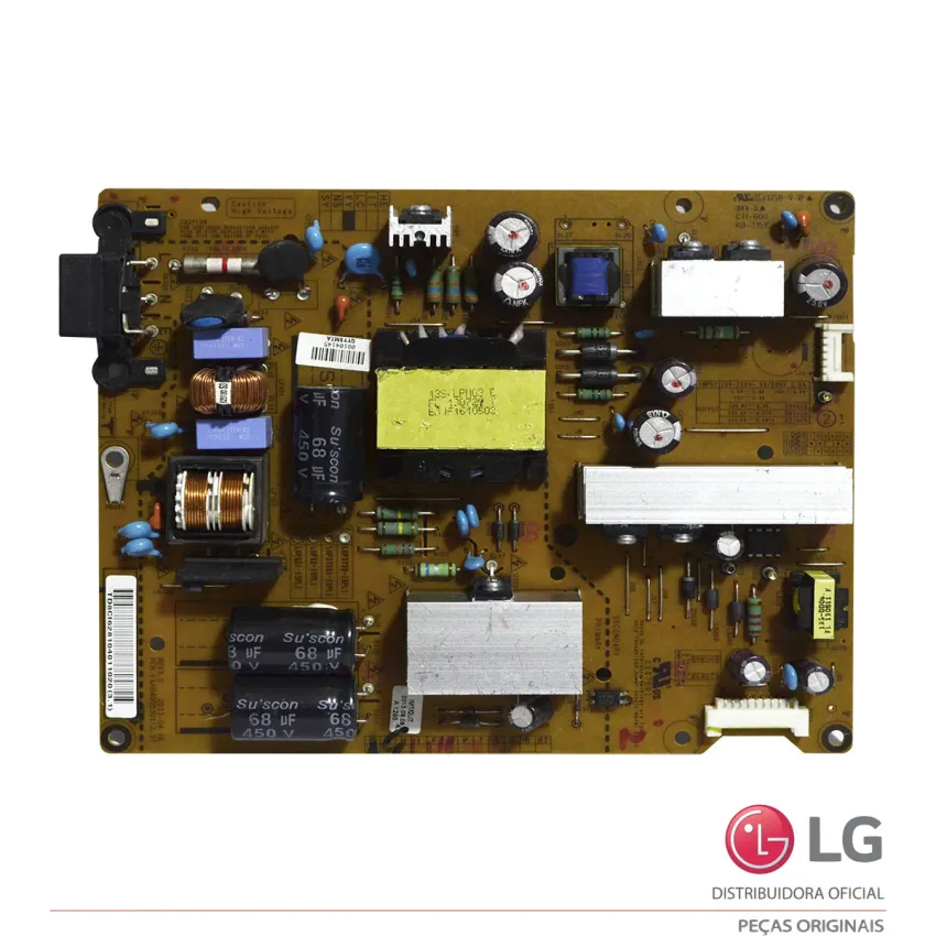 PLACA FONTE 39LN5400 39LN549C 39LN5700 39LA6200 EAY62810401 EAX64905301 - SEMI NOVA
