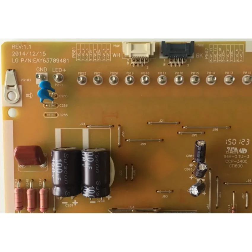 PLACA FONTE LG 65UF9500 EAY63709401 LGP65-15UF12