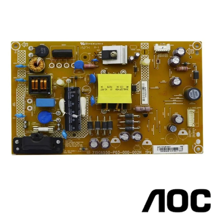 PLACA FONTE AOC LE32D1352 715G6550-P03-000-002H - NOVA