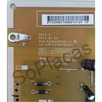 PLACA FONTE 43UF6900 EAY63789601 (SEMI NOVA)
