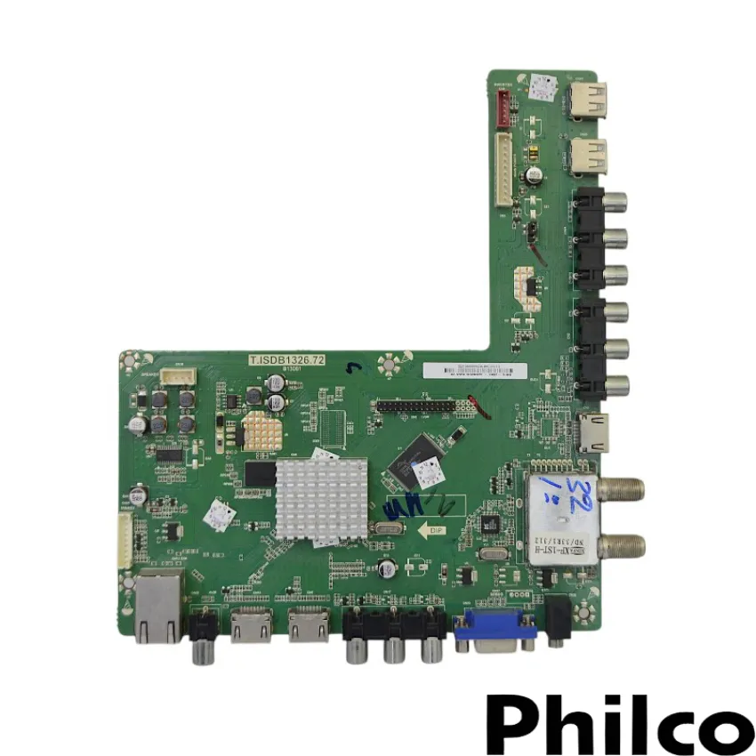 PLACA PRINCIPAL PHILCO PH32N62DG ph32N62 CÓD T.ISDB1326.72