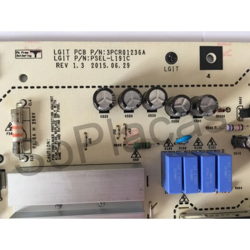PLACA FONTE LG 84LA9800 84LM9600 84TR3B-B 84WS70BS-B 84WS70MS-B 84WT70PS-B EAY62809903 3PCR01236A