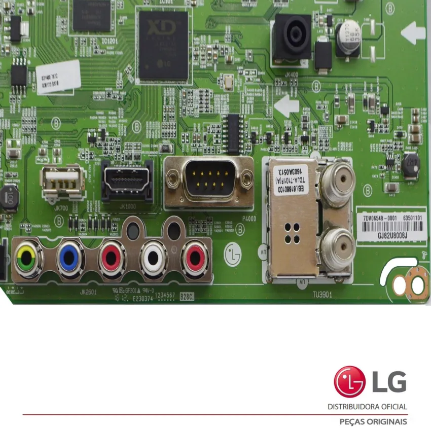 PLACA PRINCIPAL LG 43LX300C 43LX300 EBU63501101 EBU63451802 EAX66729203 | SEMI NOVA