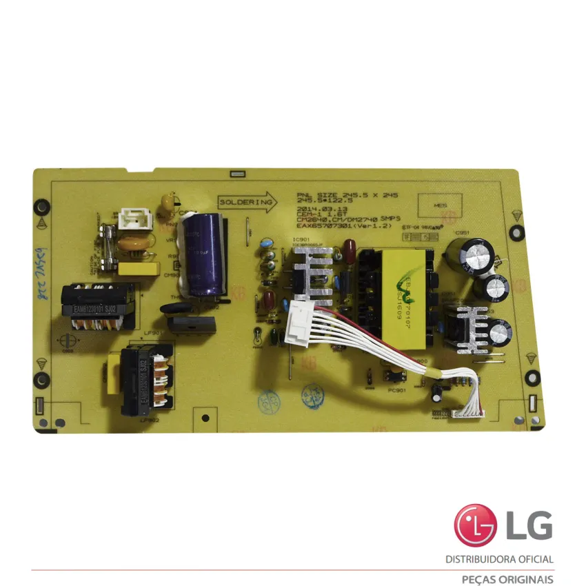 PLACA FONTE LG CM2740 EBR79294001 EBR79000103 | ORIGINAL