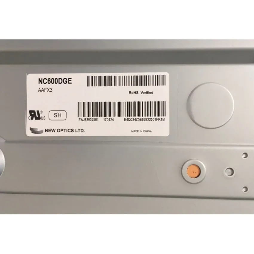 TELA DISPLAY LG 60UJ6300 NC600DGE AAFXE EAJ63932501 (T-CON 6870C-0685A)