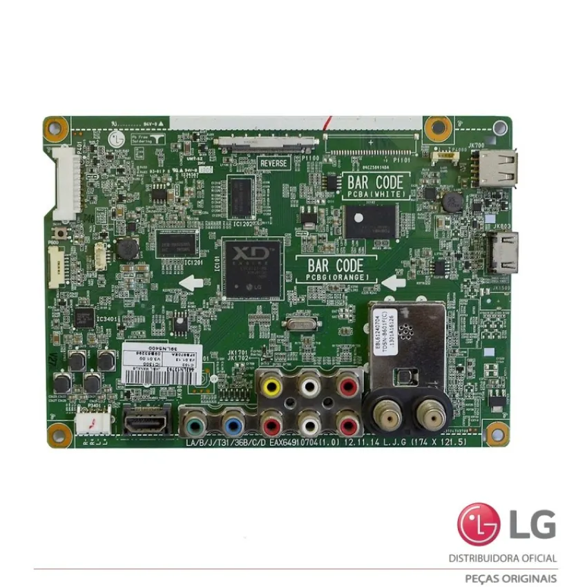 PLACA PRINCIPAL 32LN5400 39LN5400 42LN5400 47LN5400 EAX64910708 EBU61993401 EBU61993411 - SEMI NOVA