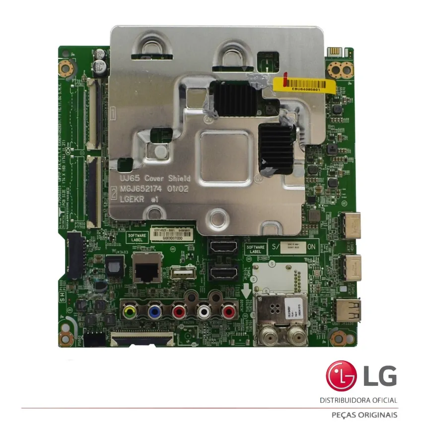 PLACA PRINCIPAL LG 55UJ6545-SE.AWZTLSZ  55UJ6585-SD.AWZTLSZ  EBU64085801 EAX67476203 | ATENÇÃO AO SUFIXO