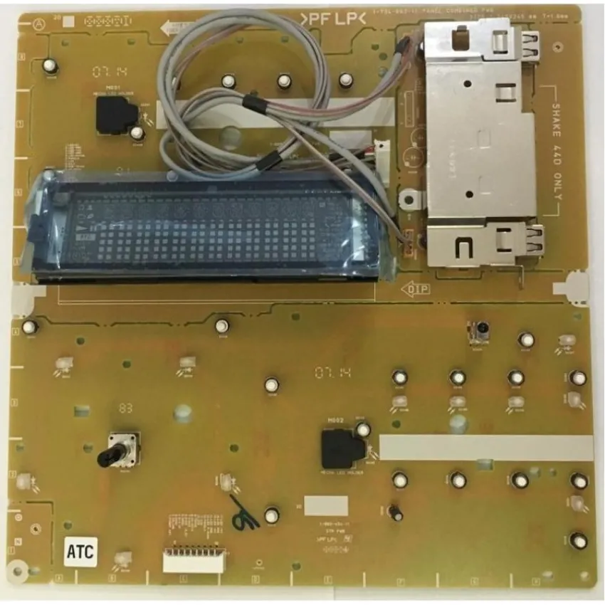 PLACA DO PAINEL FRONTAL SONY SHAKE 33 1-734-663-11 / 1-889-455-11 / 1-889-454-11 Y8288636A