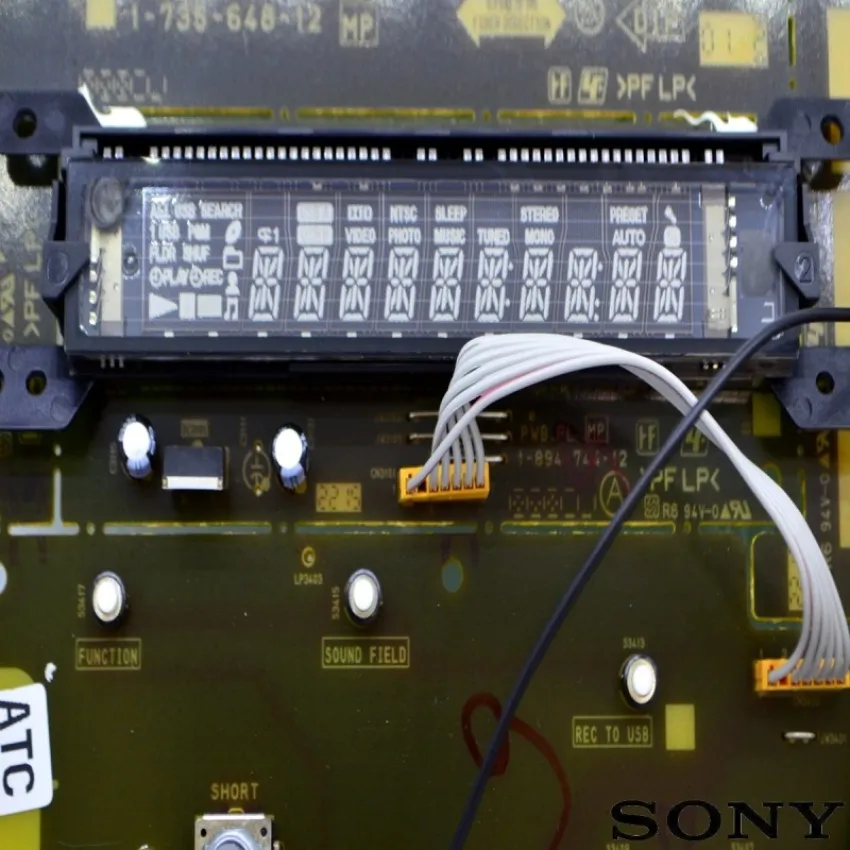 PLACA DO PAINEL FRONTAL SONY 1-735-407-11 Y8288990A 1-894-259-11 | ORIGINAL