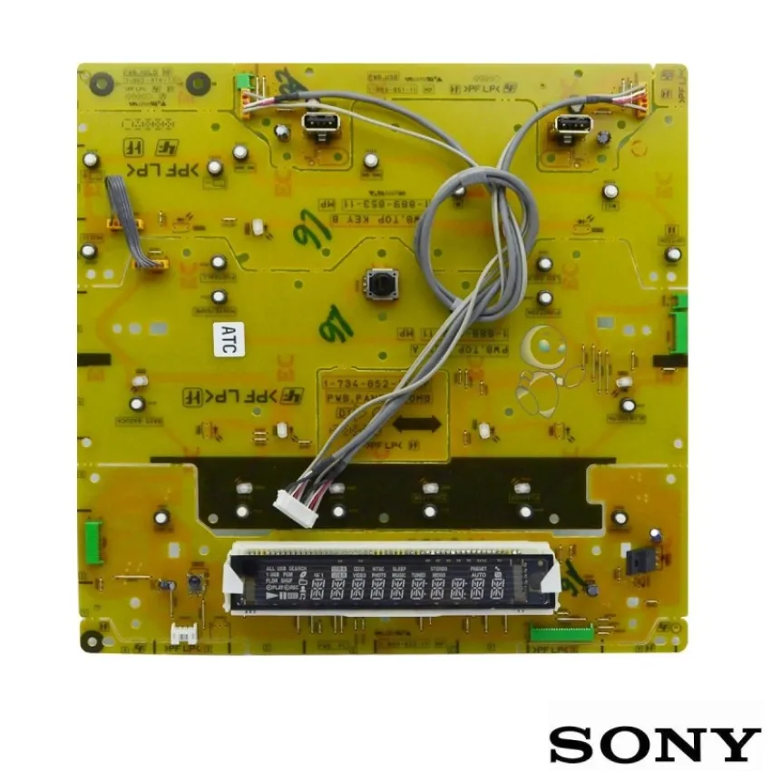 PLACA DO PAINEL FRONTAL SONY 1-889-852-11 1-734-852-11 1-889-853-11 Y8288607A | ORIGINAL 