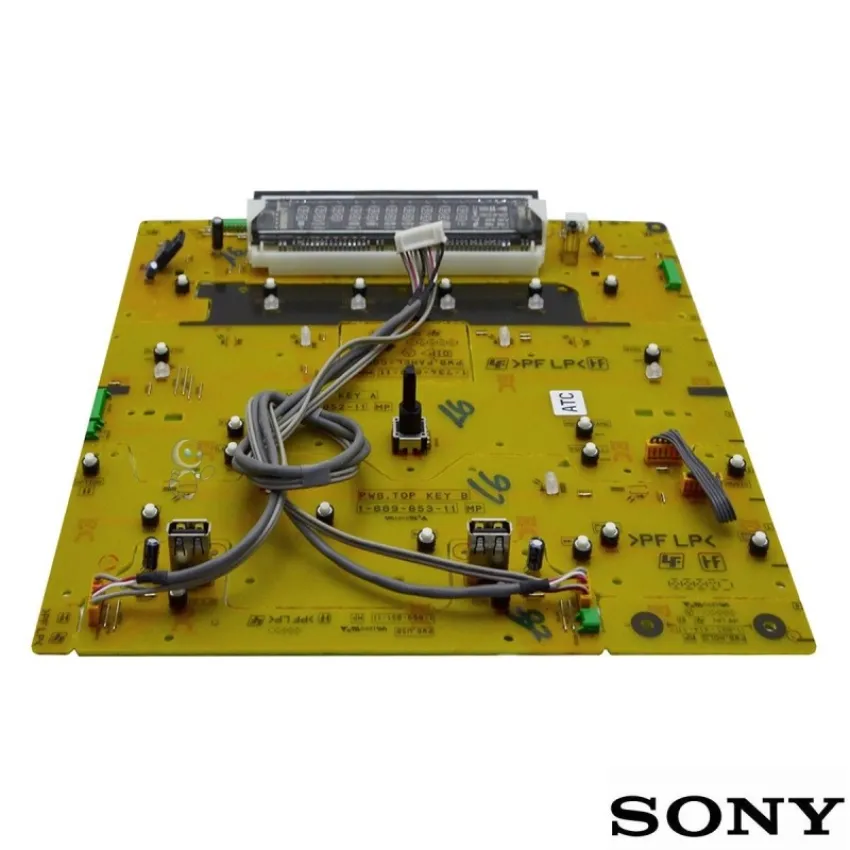 PLACA DO PAINEL FRONTAL SONY 1-889-852-11 1-734-852-11 1-889-853-11 Y8288607A | ORIGINAL 