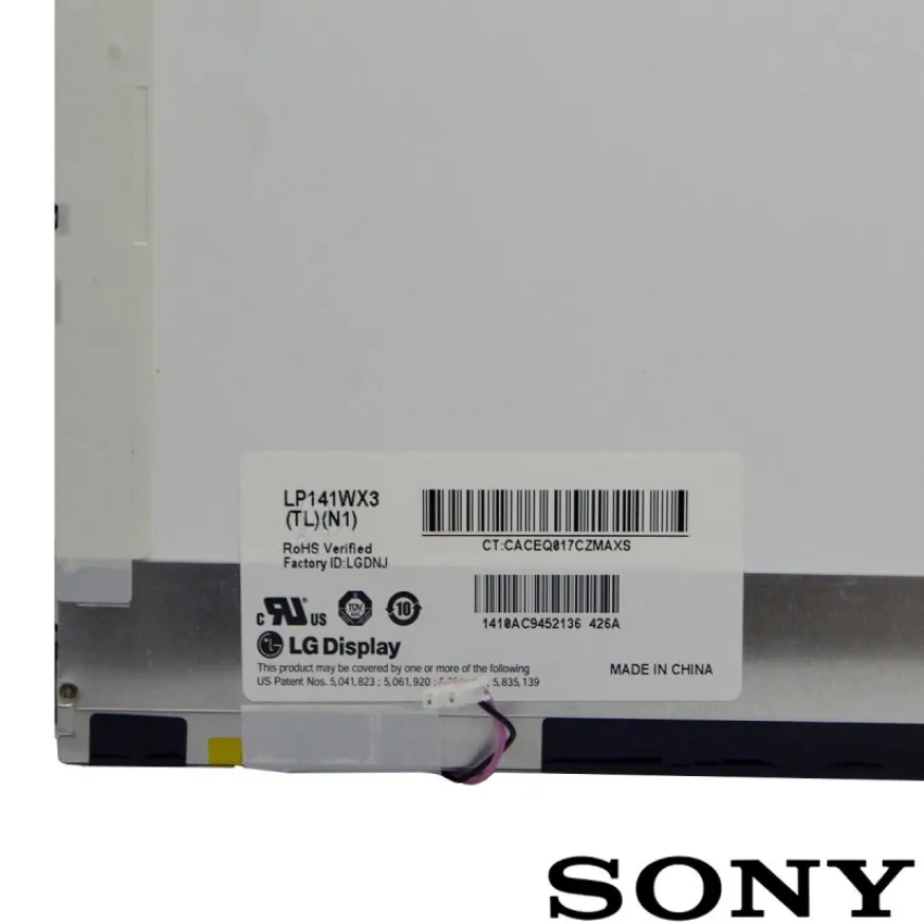 TELA LCD SONY VAIO 14.1 LP141WX3 (TL) (N1) | ORIGINAL