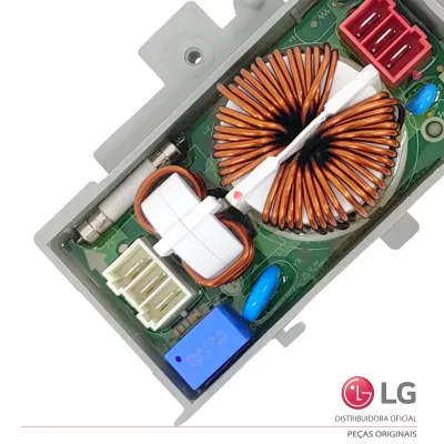 PLACA DE FILTRO DE LINHA LAVA E SECA LG EAM62492313 NAS106F1WBZ WD10WP6 WD11EP6 WD11WP6 WD11SB6D WD11VCS6 WD11WCS6