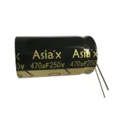CAPACITORES ELETRICOS 470uF X 250v 105º (KIT com 10 Peças) 470 x 250v
