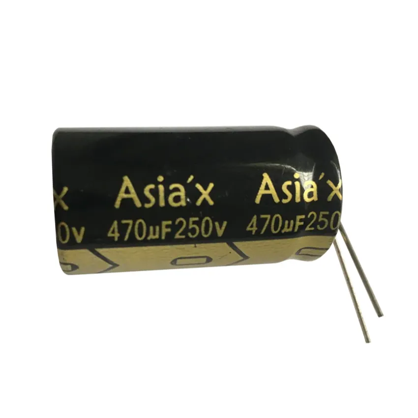 CAPACITORES ELETRICOS 470uF X 250v 105º (KIT com 10 Peças) 470 x 250v