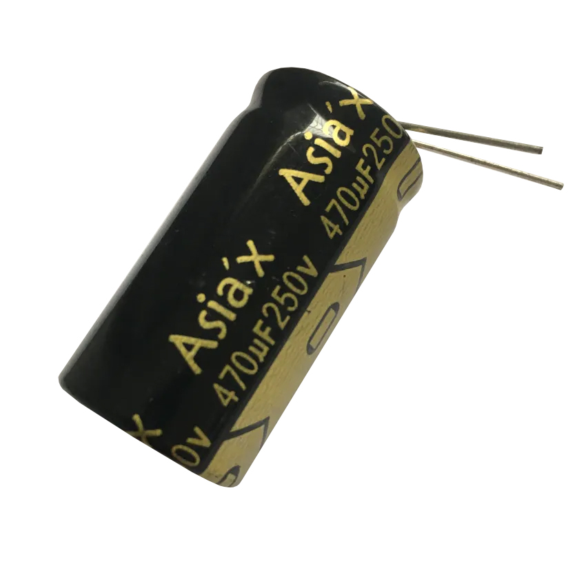 CAPACITORES ELETRICOS 470uF X 250v 105º (KIT com 10 Peças) 470 x 250v