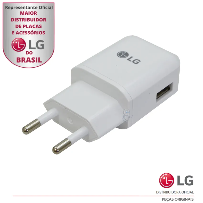 CARREGADOR TOMADA para USB universal EAY64349601 EAY65068958 Original LG