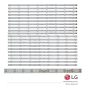 KIT BARRAMENTO LG 55SK8500PSA 55SK8500 AGM76110201 NOVO E ORIGINAL  KIT COMPLETO