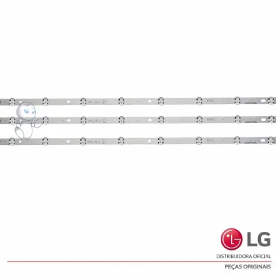 KIT BARRAMENTO DE LED LG 43UF6400 43UH6000 43UH6100 AGF79044601 AGF79099702 NOVO | ORIGINAL