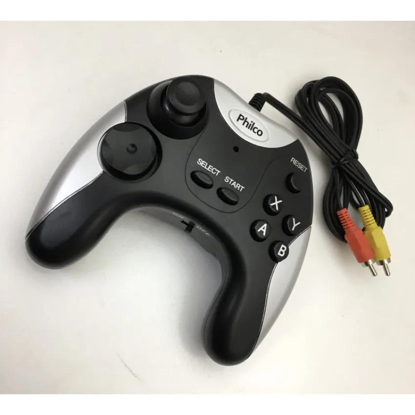 CONTROLE VIDEO GAME JOYSTICK PHILCO 30 JOGOS NA MEMORIA