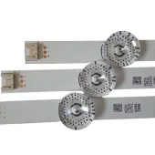 KIT BARRAMENTO LED LG 32SE3B AGF78662301 3 BARRAS 7 LEDS  (2 BARRAS A / 1 BARRA B) 6916L-2101A 6916L-2100A