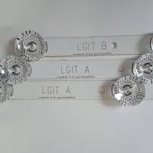 KIT BARRAMENTO LED LG 32SE3B AGF78662301 3 BARRAS 7 LEDS  (2 BARRAS A / 1 BARRA B) 6916L-2101A 6916L-2100A