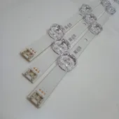 KIT BARRAMENTO LED LG 32SE3B AGF78662301 3 BARRAS 7 LEDS  (2 BARRAS A / 1 BARRA B) 6916L-2101A 6916L-2100A