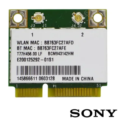 Placa Wi-fi Sony T77h456.01 145866611 1-458-666-11 Original VAIO laptop wireless