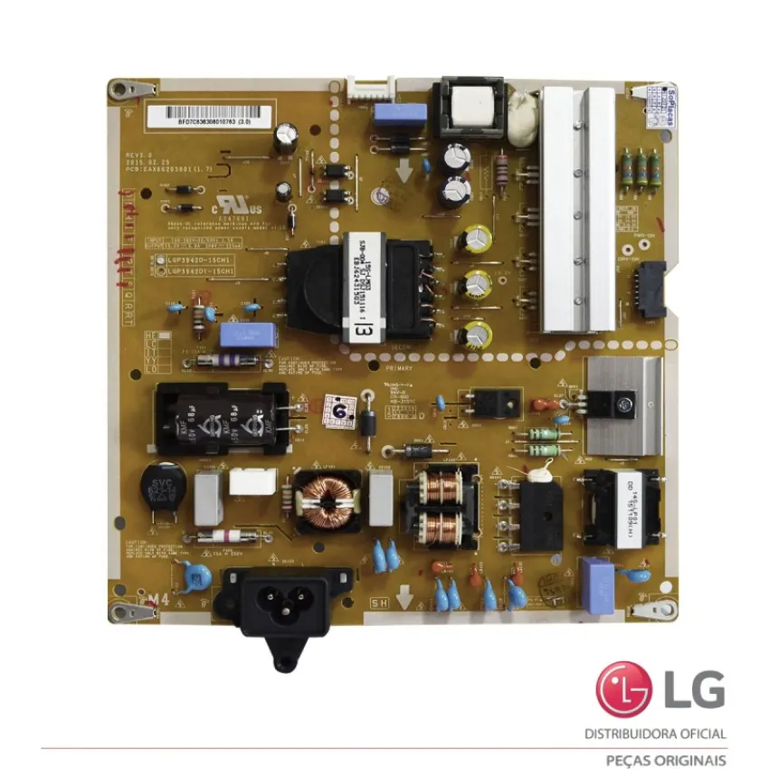 PLACA FONTE LG 42LF6200 42LF6400 42LF6450 42LF6500 42LX330C 42LX330H 42LX530H EAY63630601 EAX66203001 | PROMOÇÃO