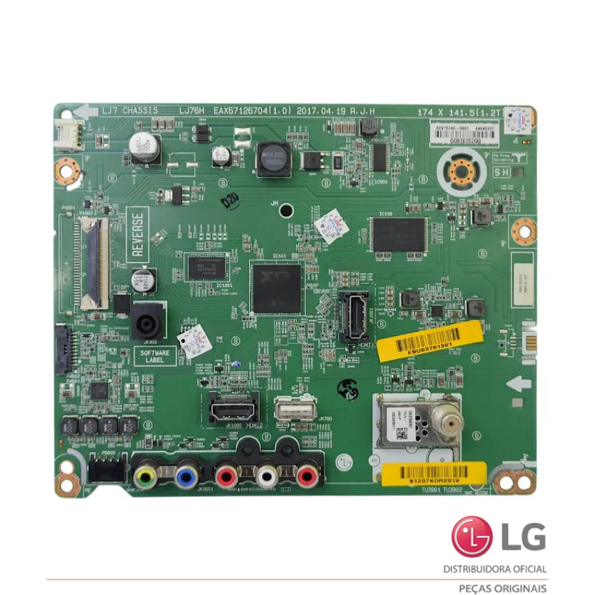 PLACA PRINCIPAL 49LJ5100 EBU63791301 EBU64046202 EBU63791311 EAX67126704 (SEMI-NOVA)