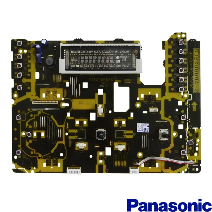 PLACA DO DISPLAY PANASONIC SA-AKX50 AKX50 RJBX0669AB RJBX0669A-2 NOVA