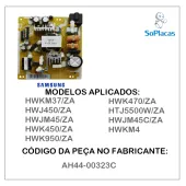 PLACA FONTE SAMSUNG AH44-00323C HWKM37/ZA HWJ450/ZA HWJM45/ZA HWK450/ZA HWK950/ZA HWK470/ZA HTJ5500W/ZA HWJM45C/ZA HWKM4