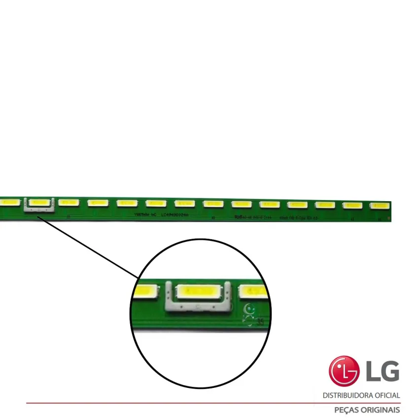 KIT BARRAMENTO LED LG 49LF5400 49LF5410 49LF5900 L + R AGF79089902 - ORIGINAL