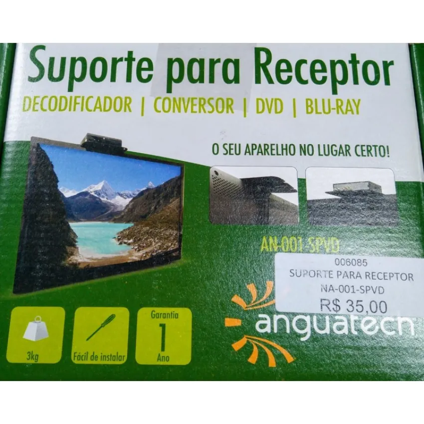 SUPORTE PARA RECEPTOR ANGUATECH AN-001 CONVERSOR / BLURAY/ DVD 006085