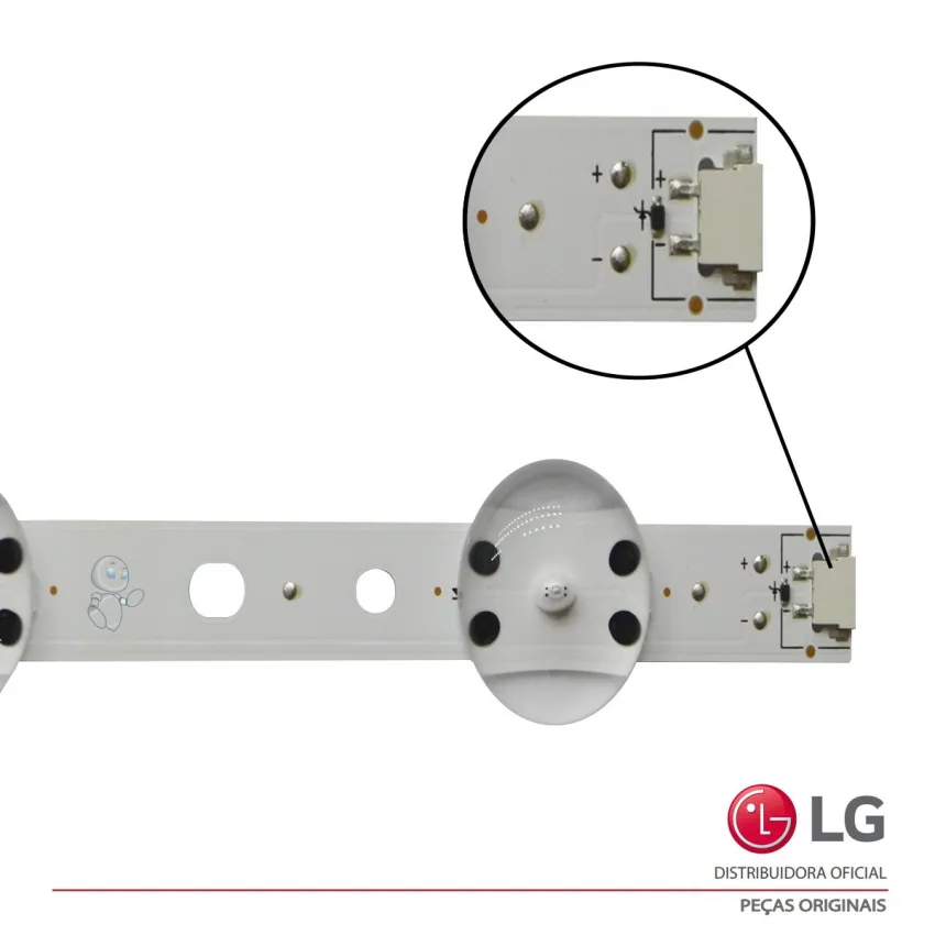 KIT BARRAMENTO LED LG 49UJ6565 49UJ6525 AGF30001201 AGF30001101 | ORIGINAL