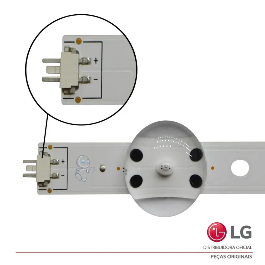 KIT BARRAMENTO LED LG 49UJ6565 49UJ6525 AGF30001201 AGF30001101 | ORIGINAL
